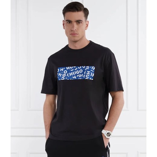 Hugo Blue T-shirt Nalayo | Regular Fit ze sklepu Gomez Fashion Store w kategorii T-shirty męskie - zdjęcie 172073364
