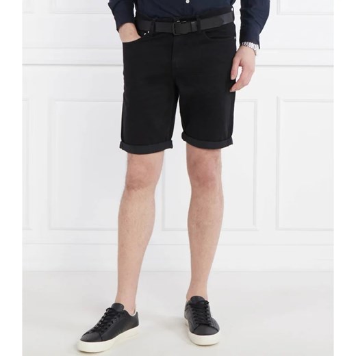 Spodenki męskie Calvin Klein czarne z elastanu