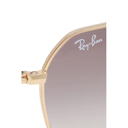 Złote okulary przeciwsłoneczne dziecięce Ray-Ban 
