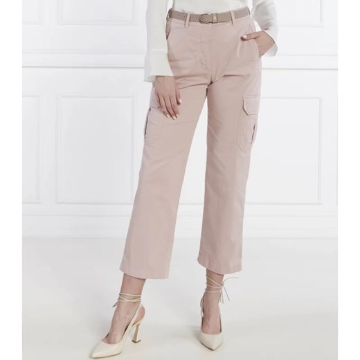 Joop! Spodnie cargo | Straight fit ze sklepu Gomez Fashion Store w kategorii Spodnie damskie - zdjęcie 172074273