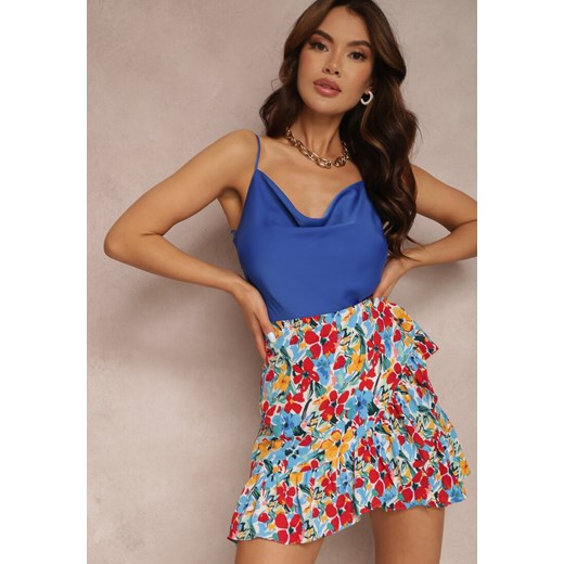 Niebieska Spódnica Nemosyne ze sklepu Renee odzież w kategorii Spódnice - zdjęcie 172074620