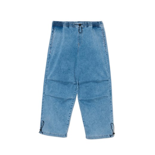 Cropp - Niebieskie jeansy typu parachute - niebieski Cropp 28/32 Cropp