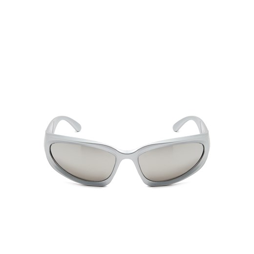 Cropp - Srebrne okulary przeciwsłoneczne - srebrny Cropp Uniwersalny Cropp
