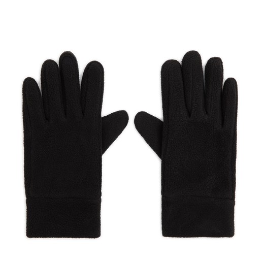 Cropp - Czarne polarowe rękawiczki - czarny Cropp Uniwersalny wyprzedaż Cropp