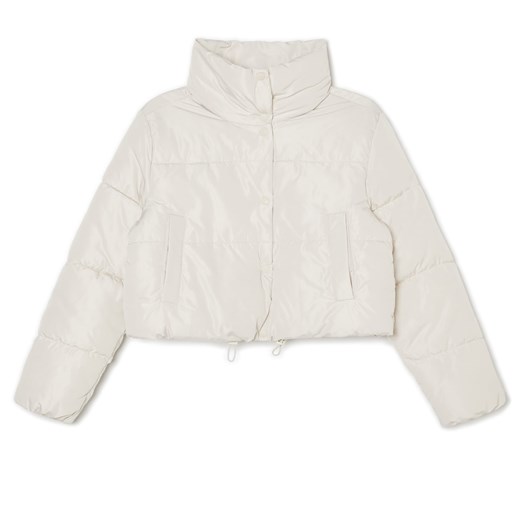 Cropp - Kurtka puffer - kremowy Cropp M wyprzedaż Cropp