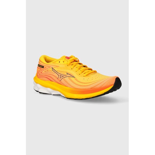 Mizuno buty do biegania Wave Skyrise 5 kolor pomarańczowy J1GC2409 ze sklepu ANSWEAR.com w kategorii Buty sportowe męskie - zdjęcie 172080101