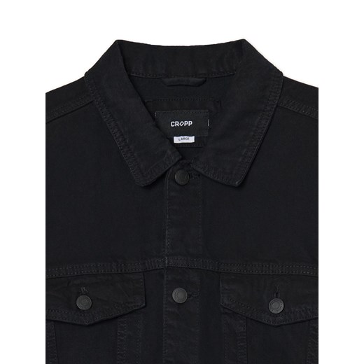 Cropp - Czarna kurtka jeansowa - czarny Cropp XL Cropp