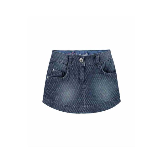 Spódnica jeansowa dziewczęca niebieska kropki ze sklepu 5.10.15 w kategorii Spódnice dziewczęce - zdjęcie 172084190