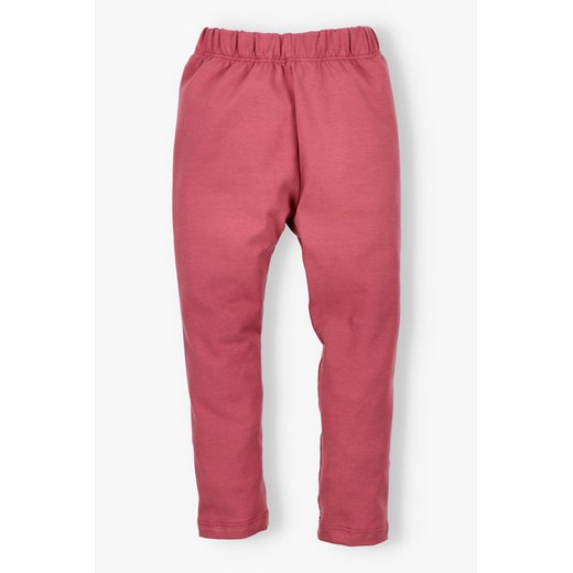Leginsy dziewczęce - różowe - I Love Colors ze sklepu 5.10.15 w kategorii Spodnie dziewczęce - zdjęcie 172084270