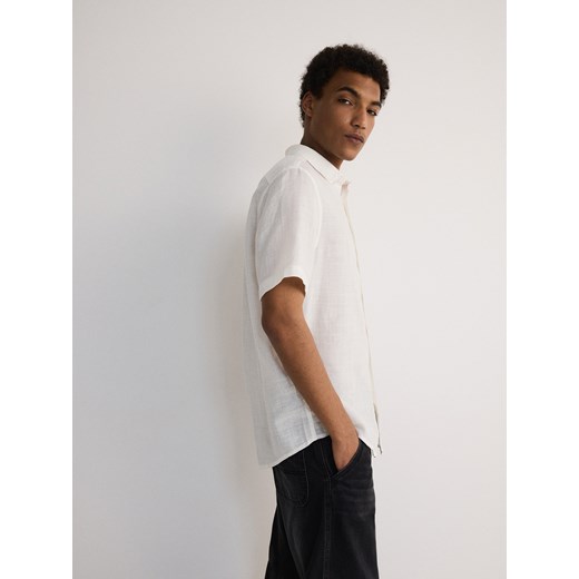 Reserved - Koszula regular fit - biały Reserved M Reserved