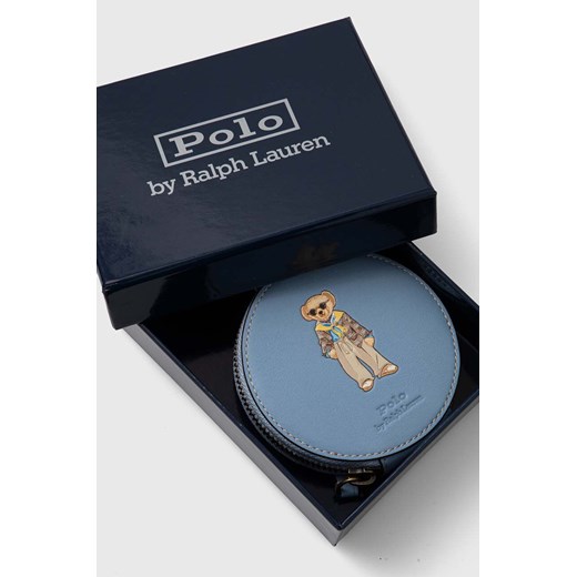 Polo Ralph Lauren portfel skórzany damski kolor niebieski 427932606 Polo Ralph Lauren One size ANSWEAR.com