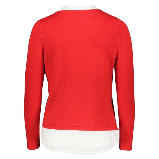 comma Sweter w kolorze czerwono-białym 44 Limango Polska okazja