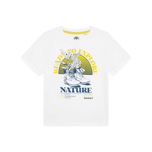 Timberland Koszulka w kolorze białym ze sklepu Limango Polska w kategorii T-shirty chłopięce - zdjęcie 172091924