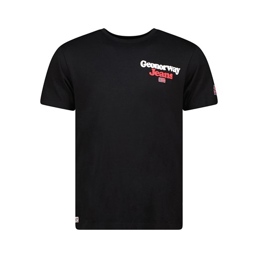 Geographical Norway Koszulka w kolorze czarnym ze sklepu Limango Polska w kategorii T-shirty męskie - zdjęcie 172092320