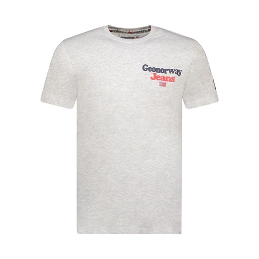 Geographical Norway Koszulka w kolorze szarym ze sklepu Limango Polska w kategorii T-shirty męskie - zdjęcie 172092324