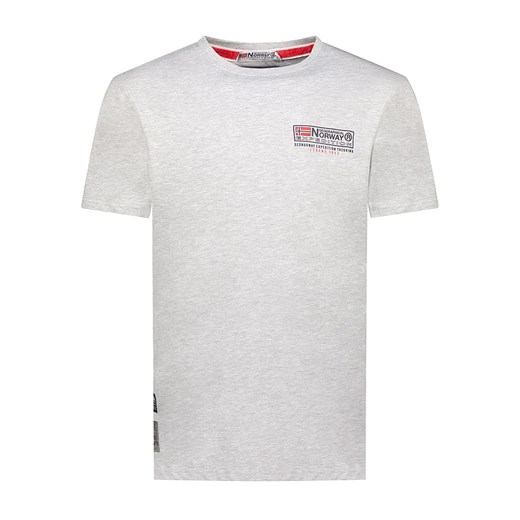 Geographical Norway Koszulka w kolorze szarym ze sklepu Limango Polska w kategorii T-shirty męskie - zdjęcie 172092340