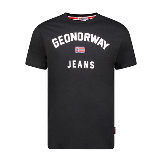 Geographical Norway Koszulka w kolorze czarnym ze sklepu Limango Polska w kategorii T-shirty męskie - zdjęcie 172092372