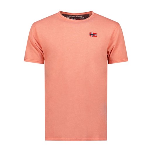 Geographical Norway Koszulka w kolorze pomarańczowym ze sklepu Limango Polska w kategorii T-shirty męskie - zdjęcie 172092380