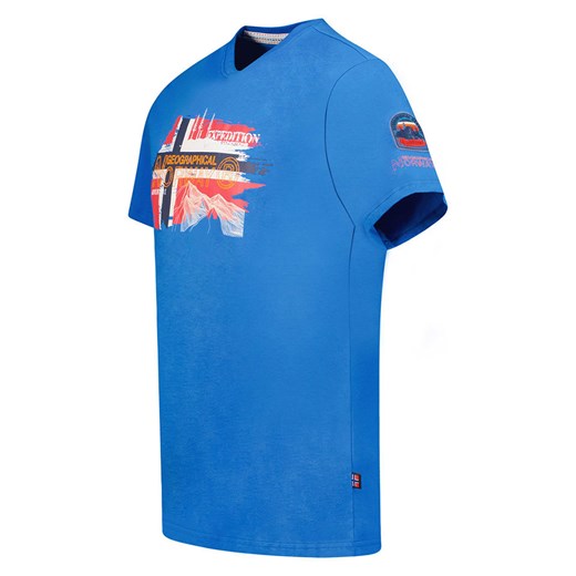 Geographical Norway Koszulka w kolorze niebieskim Geographical Norway XL promocja Limango Polska