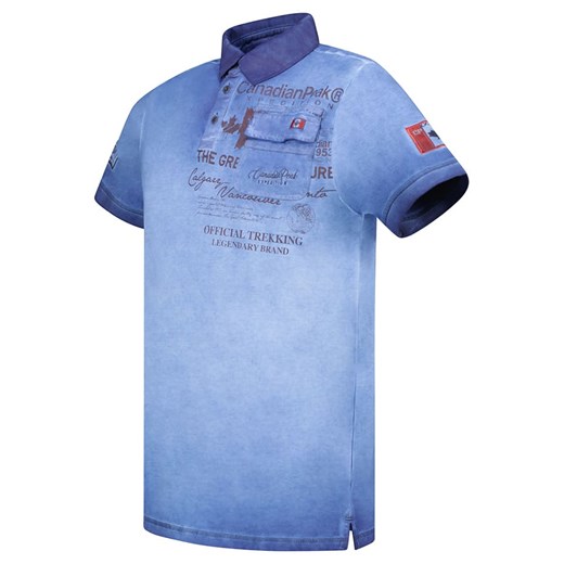 Canadian Peak Koszulka polo &quot;Keoneak&quot; w kolorze niebieskim Canadian Peak S Limango Polska wyprzedaż