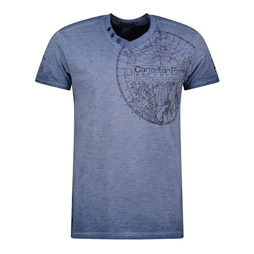 Canadian Peak Koszulka &quot;Jimperableak&quot; w kolorze granatowym ze sklepu Limango Polska w kategorii T-shirty męskie - zdjęcie 172092601