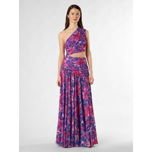 ADLYSH Damska sukienka wieczorowa Kobiety Sztuczne włókno indygo wzorzysty ze sklepu vangraaf w kategorii Sukienki - zdjęcie 172093353