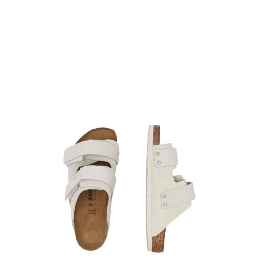 Klapki męskie BIRKENSTOCK bez zapięcia skórzane 