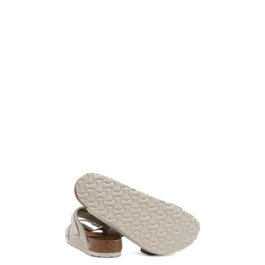 Klapki męskie BIRKENSTOCK bez zapięcia skórzane 