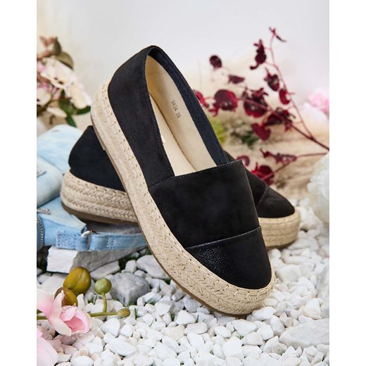 Espadryle damskie Royalfashion.pl z tkaniny 