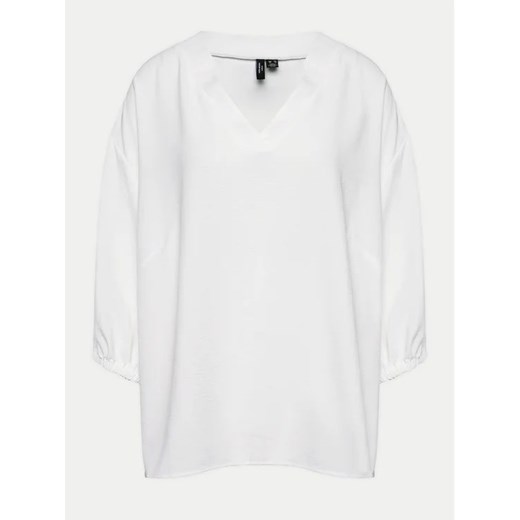 Vero Moda Curve Bluzka 10294269 Biały Regular Fit 50 MODIVO