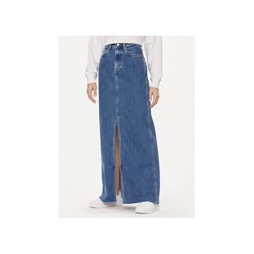 Tommy Jeans Spódnica jeansowa Claire DW0DW17673 Granatowy Regular Fit ze sklepu MODIVO w kategorii Spódnice - zdjęcie 172104771