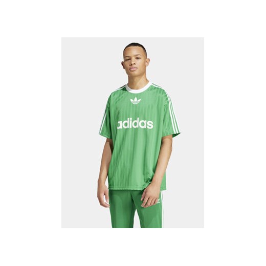 adidas T-Shirt adicolor IM9457 Zielony Loose Fit ze sklepu MODIVO w kategorii T-shirty męskie - zdjęcie 172104830