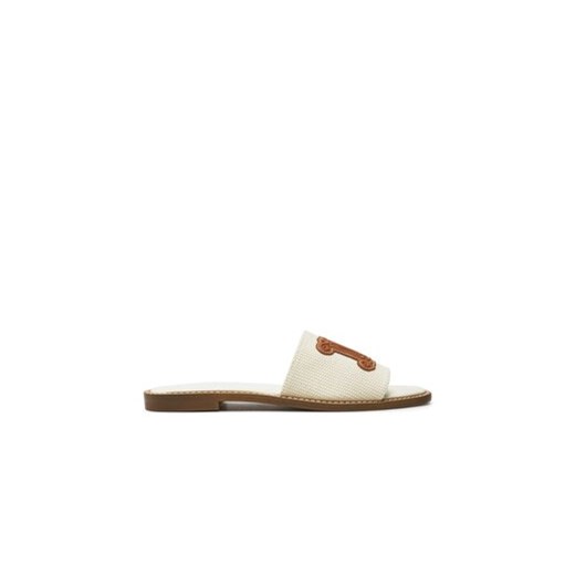 Max Mara Beachwear Klapki Geneve 24165210196 Biały ze sklepu MODIVO w kategorii Klapki damskie - zdjęcie 172104910