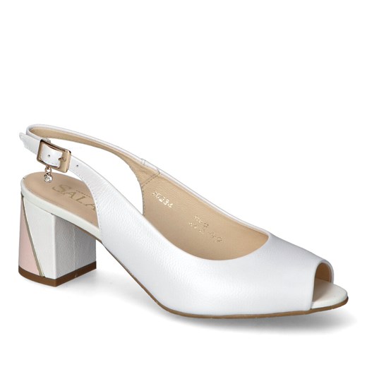Sandały Sala 20234/1851 Białe lico ze sklepu Arturo-obuwie w kategorii Sandały damskie - zdjęcie 172106113