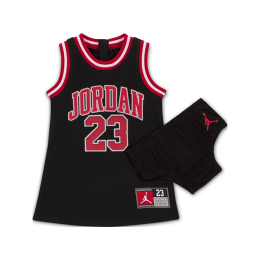 Sukienka dla niemowląt Jordan 23 Jersey (12–24 M) - Czerń ze sklepu Nike poland w kategorii Komplety niemowlęce - zdjęcie 172107804