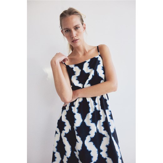 H & M - Wiskozowa sukienka na ramiączkach - Niebieski ze sklepu H&M w kategorii Sukienki - zdjęcie 172107901