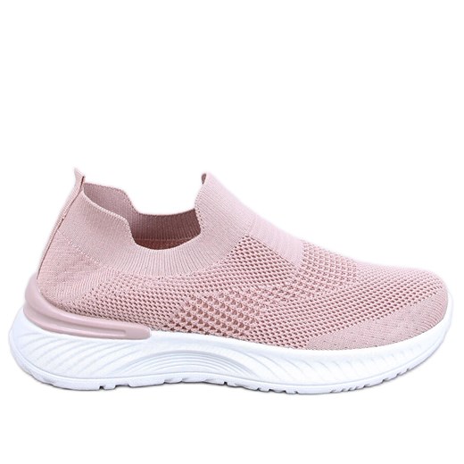 Buty sportowe skarpetkowe Suare Pink różowe ze sklepu ButyModne.pl w kategorii Buty sportowe damskie - zdjęcie 172108014