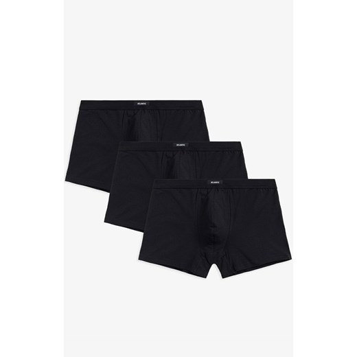 3-pack Bokserki męskie czarne 3MH-185, Kolor czarny, Rozmiar L, ATLANTIC ze sklepu Primodo w kategorii Majtki męskie - zdjęcie 172108831