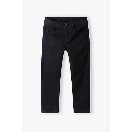 Czarne spodnie slim dla chłopca - Max&Mia ze sklepu 5.10.15 w kategorii Spodnie chłopięce - zdjęcie 172109361