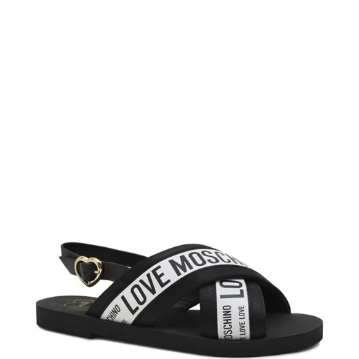 Love Moschino Sandały | z dodatkiem skóry Love Moschino 41 Gomez Fashion Store okazyjna cena