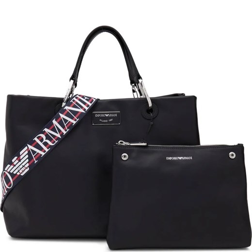Emporio Armani Skórzana shopperka + saszetka ze sklepu Gomez Fashion Store w kategorii Torby Shopper bag - zdjęcie 172109522