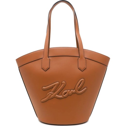 Karl Lagerfeld Skórzana shopperka ze sklepu Gomez Fashion Store w kategorii Torby Shopper bag - zdjęcie 172109550