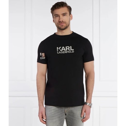 Karl Lagerfeld T-shirt CREWNECK | Regular Fit ze sklepu Gomez Fashion Store w kategorii T-shirty męskie - zdjęcie 172109592