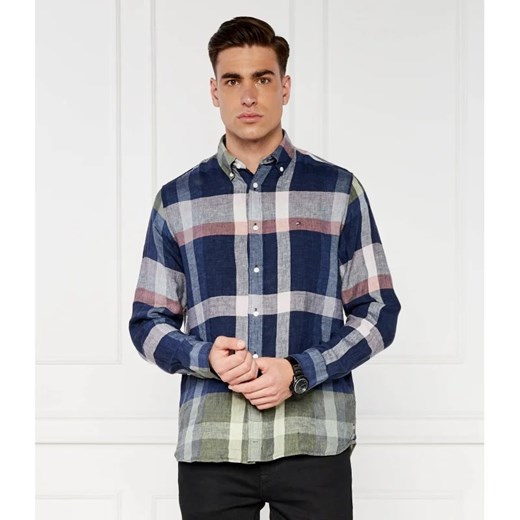 Tommy Hilfiger Lniana koszula | Regular Fit ze sklepu Gomez Fashion Store w kategorii Koszule męskie - zdjęcie 172109604