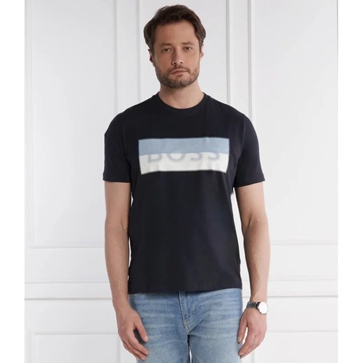 T-shirt męski BOSS HUGO w stylu młodzieżowym z krótkim rękawem