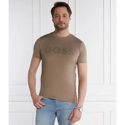 BOSS GREEN T-shirt Tee Active | Slim Fit ze sklepu Gomez Fashion Store w kategorii T-shirty męskie - zdjęcie 172109640