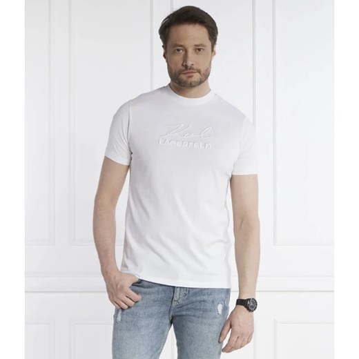 Karl Lagerfeld T-shirt | Regular Fit ze sklepu Gomez Fashion Store w kategorii T-shirty męskie - zdjęcie 172109660
