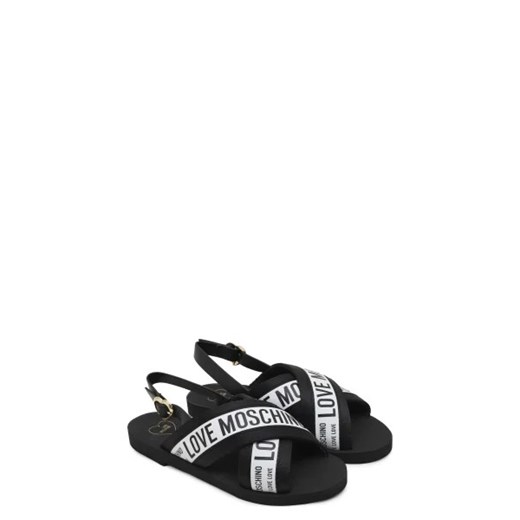 Love Moschino Sandały | z dodatkiem skóry Love Moschino 36 Gomez Fashion Store promocja