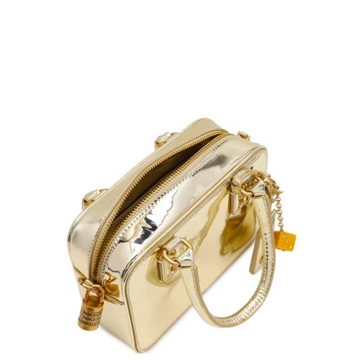 Pinko Skórzana torebka na ramię BOWLING BAG MINI ECOSPECCHIATO Pinko OS Gomez Fashion Store