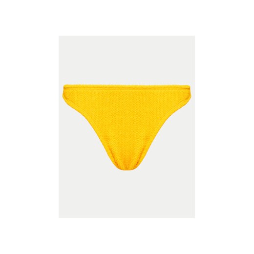 Hunkemöller Dół od bikini Crinkle 205680 Żółty ze sklepu MODIVO w kategorii Stroje kąpielowe - zdjęcie 172113023